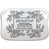 Tsukineko VF000082 Full-Size VersaFine Instant Dry Pigment Ink, Onyx Black