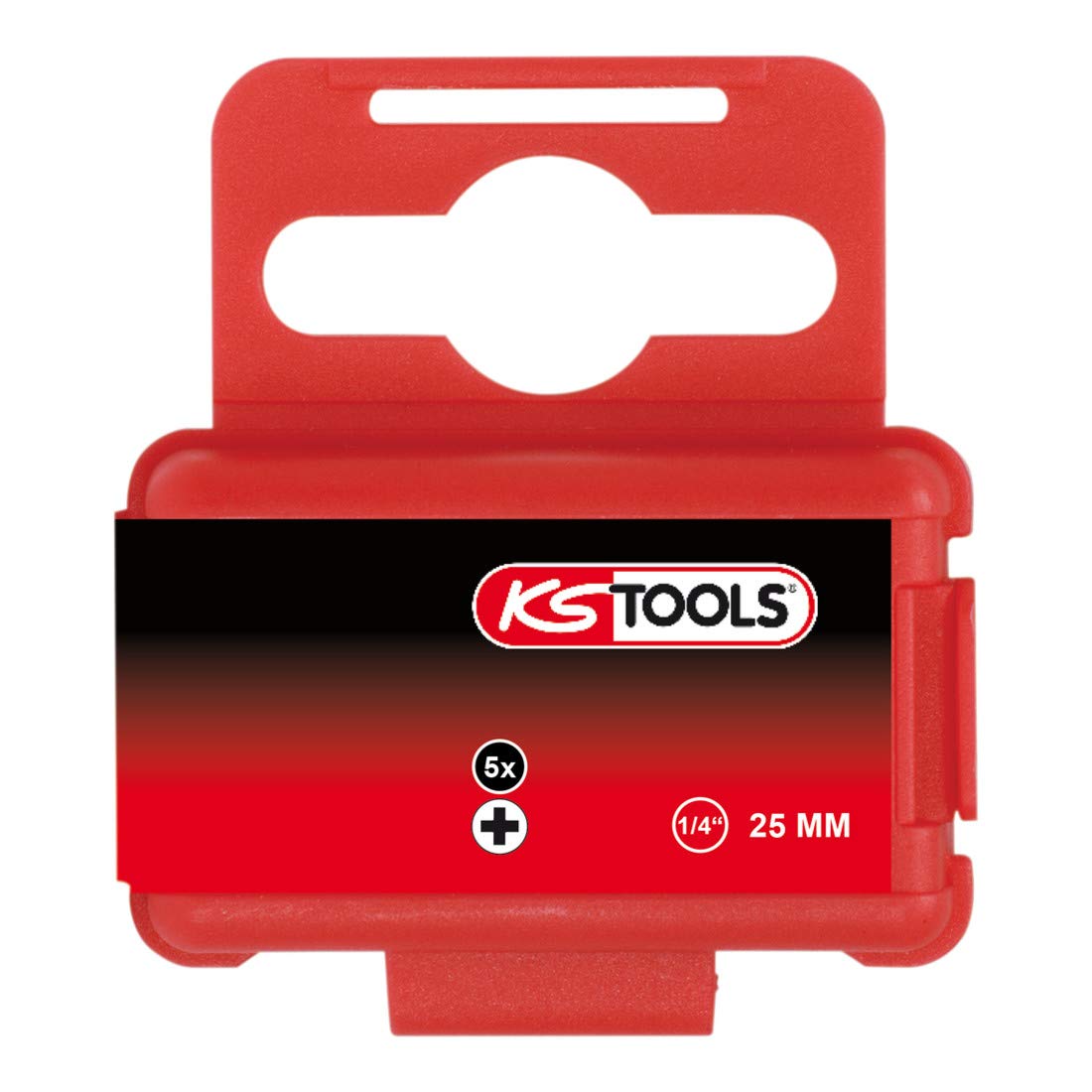KS TOOLS 918.3106 TORSIONpower bit, 25mm, PH15pcs, Chromé Satiné, Variety pack