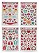 Darice, Valentine's Day, Static Cling Window Decorations, 4 Large Sheet Sets