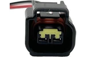 AUOSTMO Engine Camshaft/Crankshaft Position Sensor & Ignition Coil Connector Pigtail, 2-Pin – Replaces 3U2Z-14S411-SMA SMB SLB, Motorcraft WPT-579 – Compatible with Ford Lincoln Mercury, S-2034, 1P1562