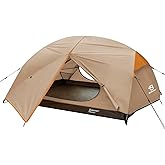 Bessport Camping Tent for 2-3 Person, Lightweight Backpacking Tent Waterproof Windproof Two Doors Easy Setup Double Layer Outdoor Tents for 3 to 4 Seasons, Suitable for Outdoor,Hiking,Camping
