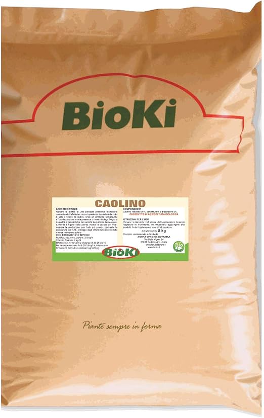 Bioki - Caolín natural para agricultura ecológica, 8 kg: Amazon.es ...