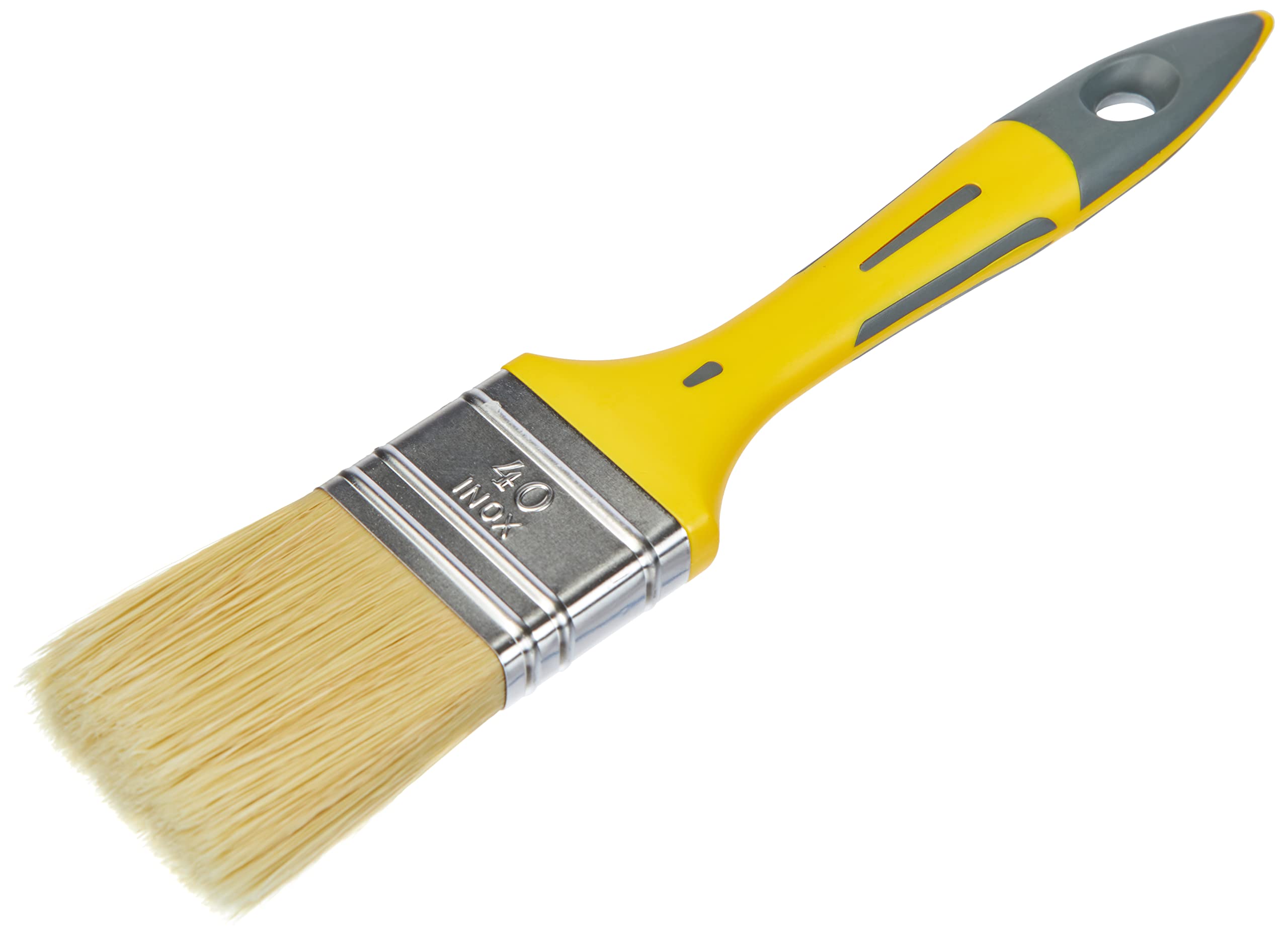 Savy 4604040 Dual-Material Lacquered Finish 40 mm Flat Brush