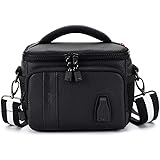 MCHENG Waterproof Shockproof Camera Bag with USB Charging Port Universal Camera Shoulder Case for Nikon Sony Canon…