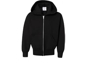 Hanes Girls Hoodie, EcoSmart Girls' Full-Zip Hoodie, Cotton Hoodies for Girls, Fleece Zip Jackets