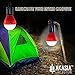 AKASIA COLLECTION Waterproof Portable Outdoor LED Hanging Tent Light Bulb for Camping, Backpacking, Hiking, Emergency Lighting, Battery Powered Outdoor Lights [4 Packs]