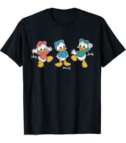 Amazon.com: Disney DuckTales Huey Dewey & Louie Portrait T-Shirt