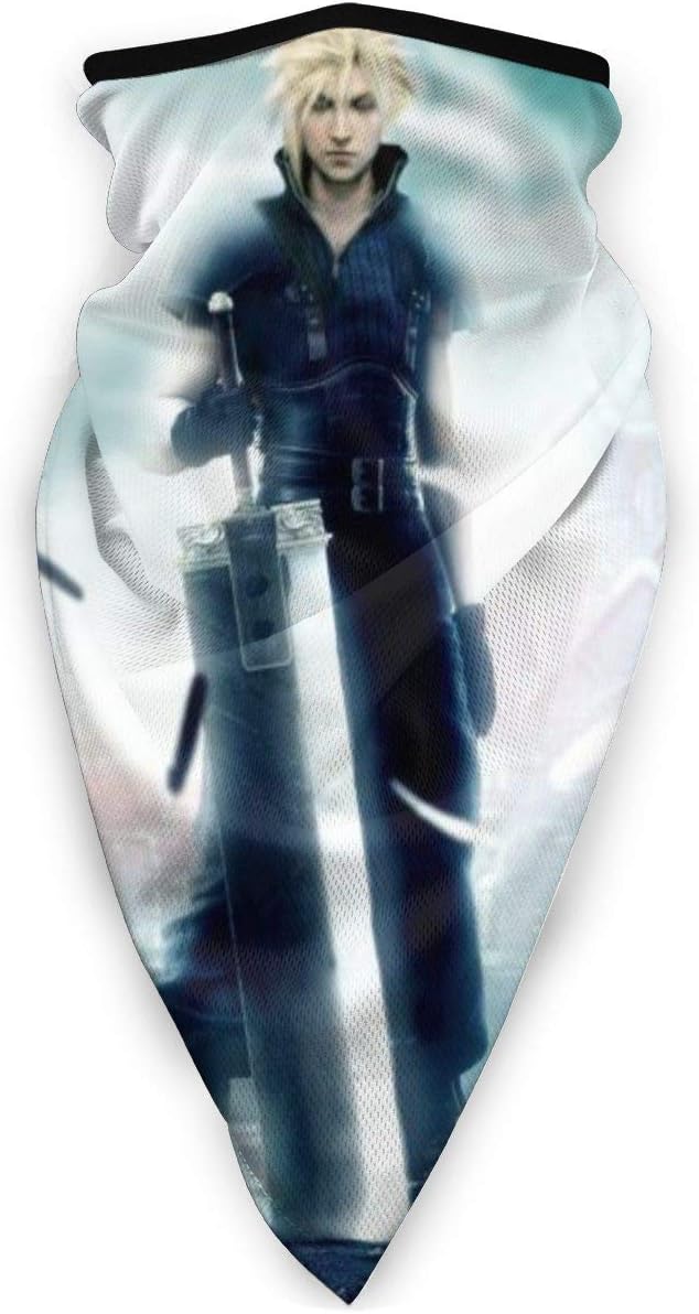 Final Fan-tasy Cloud Strife Windproof Sports Mask Balaclava Mask Ski Mask Black