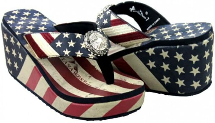 fourth of july flip flops