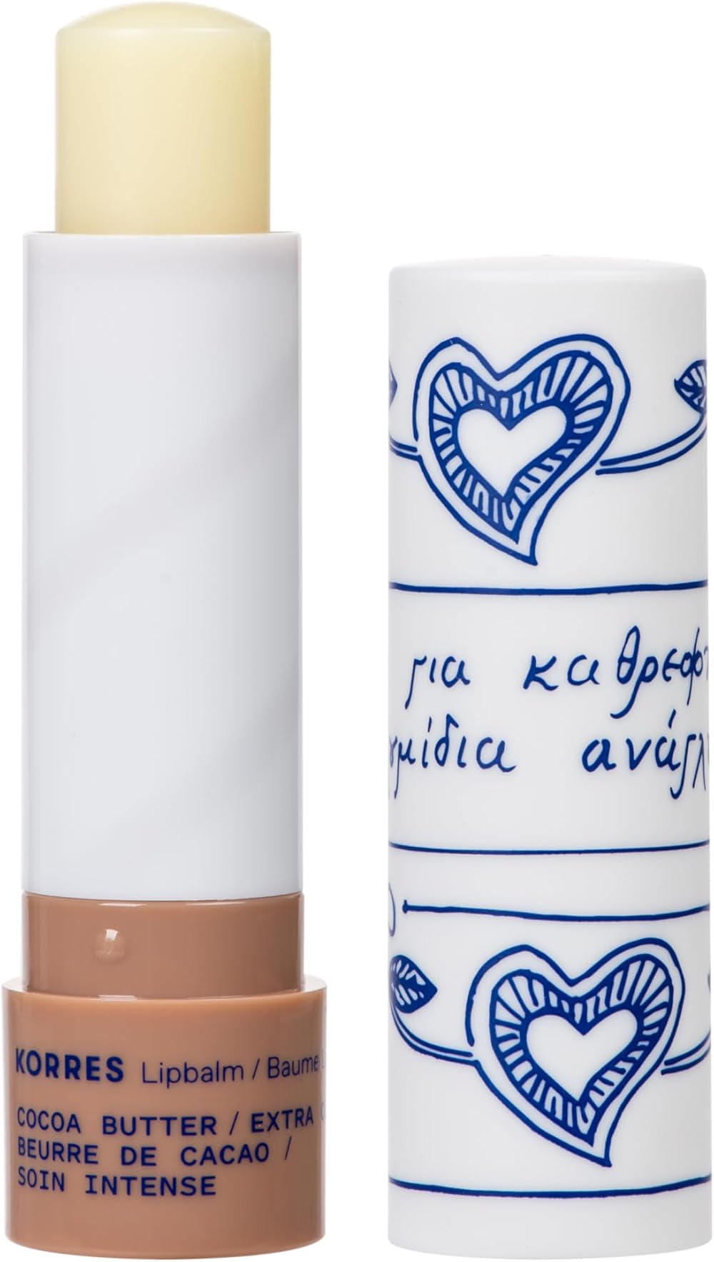 KORRES Lip Balm Cocoa Butter 4.5g Hydrating Nourishing Natural Color