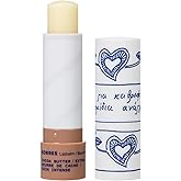 KORRES Lip Butter Stick Cocoa Butter Hydrating Lip Balm with Greek Hypericum Balsam Oil, Moisturizing & Subtle Tint for Soft Lips, Lip Care for Women & Men, 0.17 oz