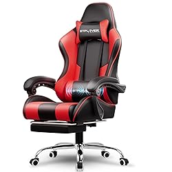 GTPLAYER Gaming Chair, Computer Chair with Footrest