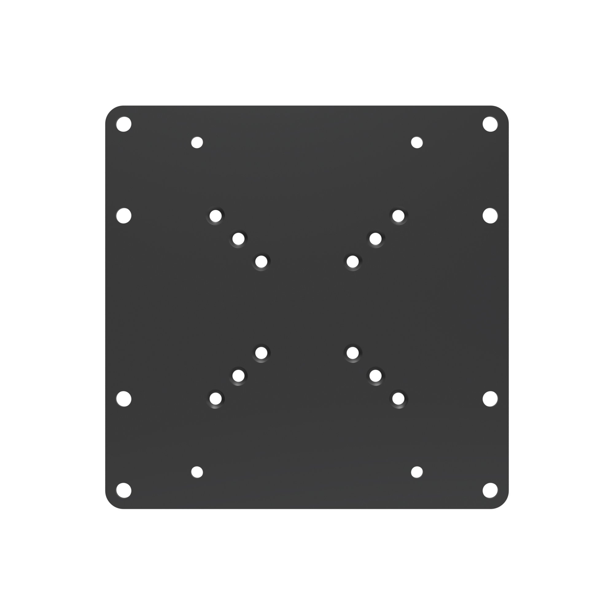 PureMounts PM-Adapt-A - Universal VESA TV Mount Adaptor Plate for VESA 50x50 up to 200x200, max. Load 30kg