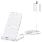 Wireless Charging Phone Stand,15W Fast Wireless Charger Station with 20W Adapter USBC Charger for Apple iPhone 17 Pro Max/17 Pro/Air/16/15/14/13,Samsung Galaxy S25 Ultra/S24/S23/S22/Z Flip Fold/Note20
