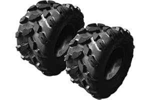 SUNROAD Set of 2 18X9.5-8 Quad UTV Go Kart Tires ATV Tires 4PR Tubeless Directional Tread 18X9.5x8 4Ply Tire