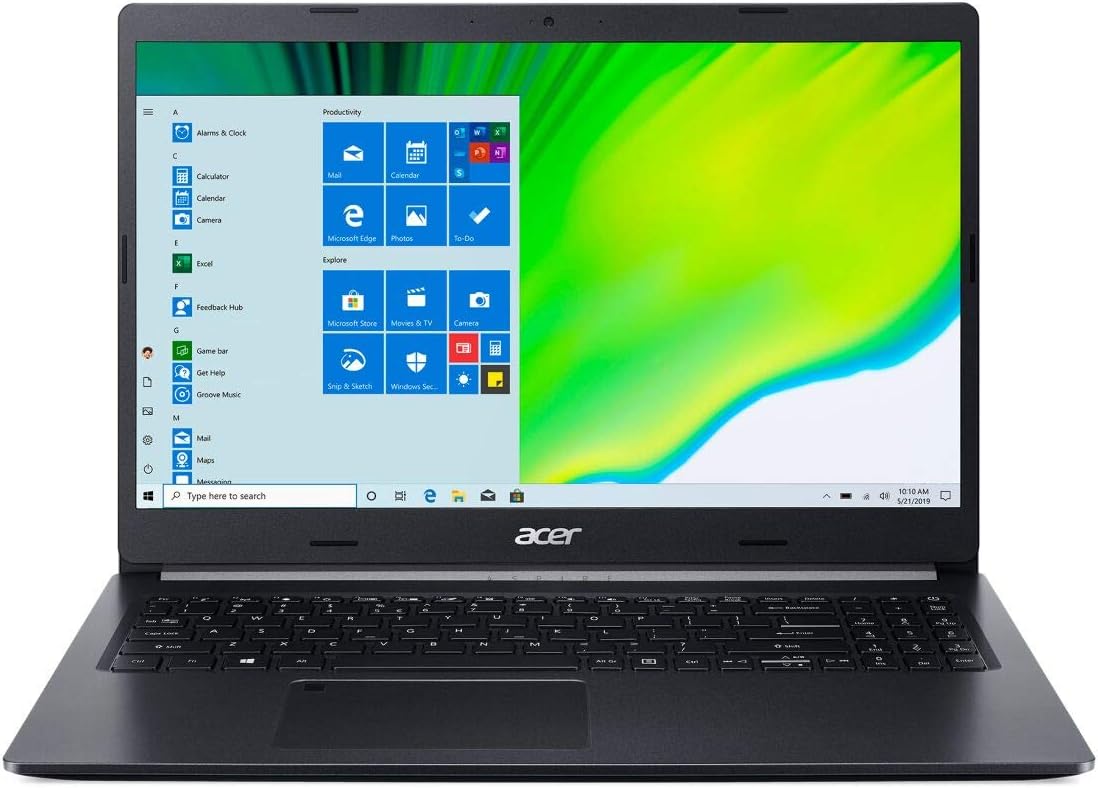 Acer Aspire 5 - 15.6" Laptop AMD Ryzen 5-4500U 2.30GHz 8GB Ram 512GB SSD W10H (Renewed)