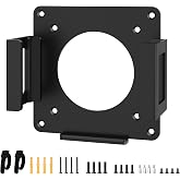 Bedycoon Metal Mount for GMKtec Mini PC VESA Wall and Under Desk Mount for GMKtec G6/ M6/ M5/ K9/ K8/ K7/ K6/ K5 Mini Desktop Computer Mounting Bracket with Cable Ties Micro PC Holder for GMKtec