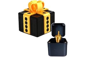 Annoying Gift Box with Screw, The Prank Gift Box with Finger in a Box 3D Printed Surprise Pop Up Finger for Christmas Decor (