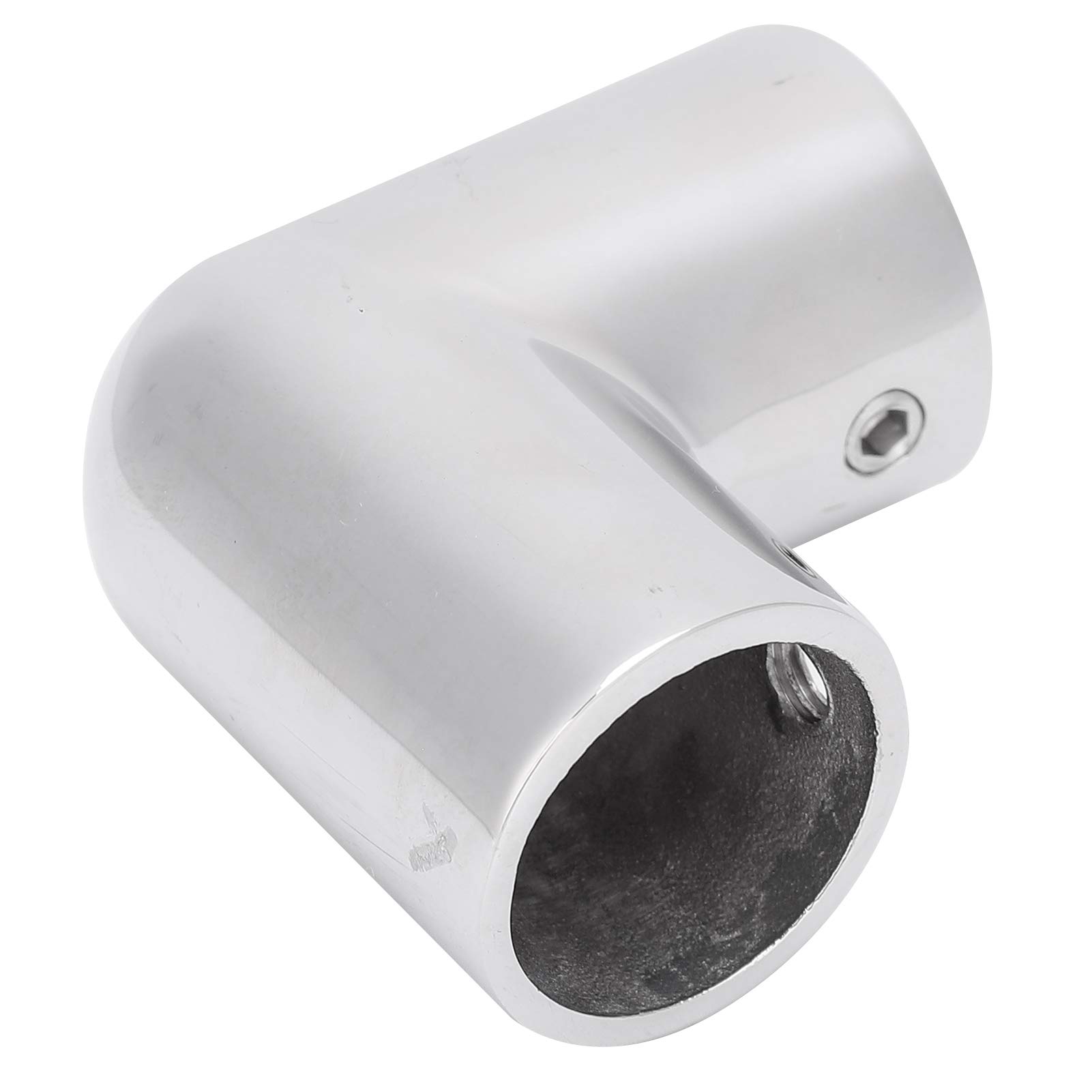 VGEBY Marine Grade 316 Steel Stainless Boat Rod Rail Tube 90 Degrees Elbow Yacht Hand Pipe Fittings Connector MJS01590(25mm)
