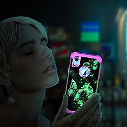Miqala Compatible with iPhone XR Case,Glow in The