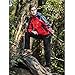 YAHILL® Folding Trekking Pole Collapsible Stick Ultralight Adjustable, Alpenstocks with EVA Foam Handle, for Travel Hiking Camping Climbing Backpacking Walking ((Standard- Black&Green) - 1pc)