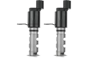 A-Premium 2-PC Intake & Exhaust Engine Variable Valve Timing (VVT) Solenoid Compatible with Hyundai Santa Fe 2010-2012, Sonat