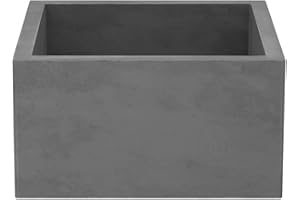 Native Trails NSB1515-S Ventana Native Stone Under Mount Bar/Prep Sink, Slate