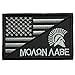 SpaceAuto USA American Flag w/Molon Labe Spartan Helmet Military Tactical Morale Badge Decorative Emblem Combat Patch 3