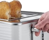 Russell Hobbs Inspire 4 Slice Toaster Extra Wide Slots 1800W White view 4