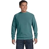 Adult Crew-Neck Blended Sweatshirt (Blue Spruce PgmDye) (X-Large)