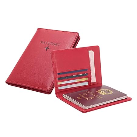 Bfmyxgs Mode Handtasche für Frauen Mädchen Neutral Mehrzweck Reisepass Brieftasche Tri-Fold Dokument Organizer Halter Handtas
