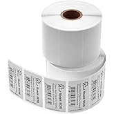 Arkscan 2 Rolls of 2.25 x 1.25 Direct Thermal Labels, Compatible with Arkscan and Zebra Label Printers, 1000 Labels per Roll