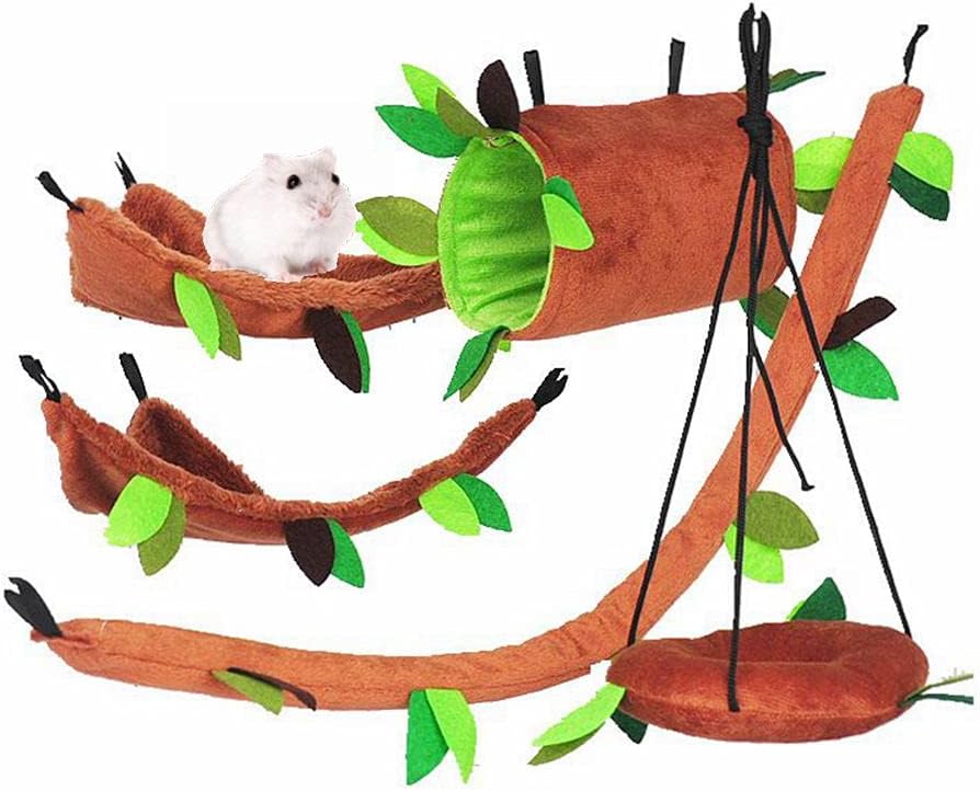 AIMICOCA Pattern Cage Toy Leaf Hanging