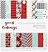 American Crafts 36 Sheet Good Tidings Paper Pad, 6 x 6