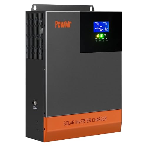 PowMr 5600W Solar Inverter Off Grid Charger 48V Pure Sine Wave Hybrid ...