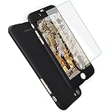 iPhone 6S Case, Ipaky Thin Exact-Fit [Black] Premium Matte Finish Dual Layer Hard Case for iPhone 6S with Tempered Glass Screen Protector for iPhone 6S 4.7 [Black]