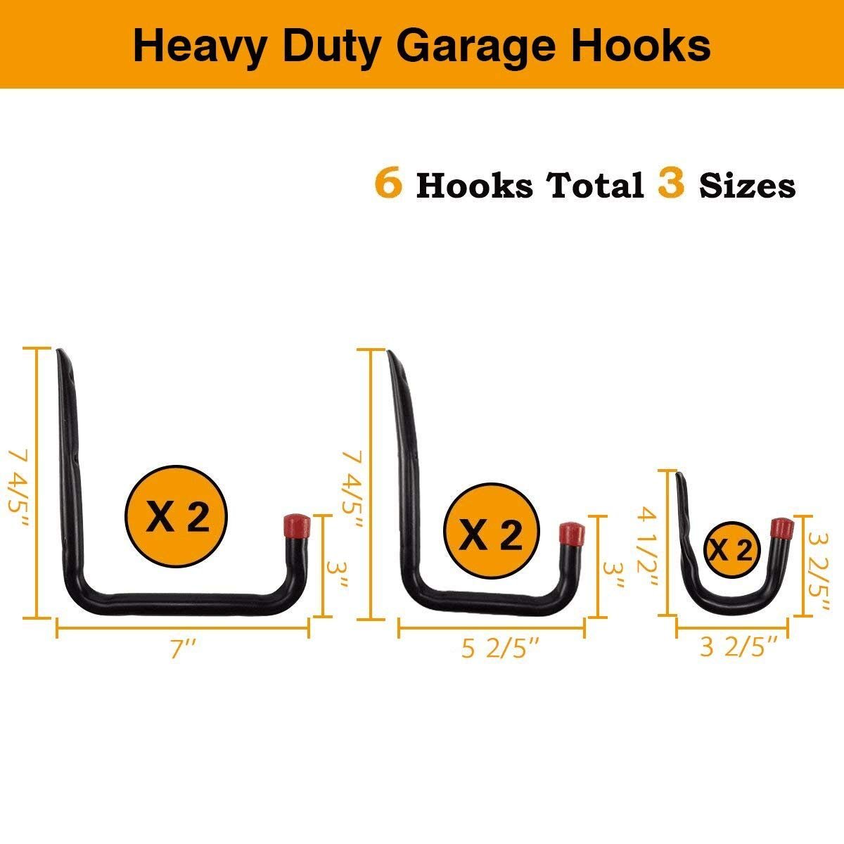 Hogar y cocina Ganchos Escalera Garaje Herramientas Cobertizo Gigante