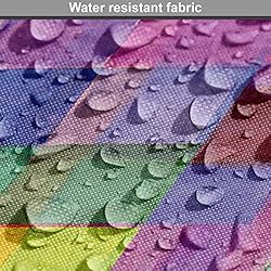 Ambesonne Abstract Fabric by The Yard, Rainbow