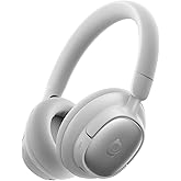 Baseus Bowie MH1 Adaptive Active Noise Cancelling Headphones, Real-Time Adaptive Hybrid ANC, SuperBass 2.0, LDAC Hi-Res Sound, 80H Playtime, Comfortable Fit, Clear Calls, Bluetooth 6.0 -Frosted Gray