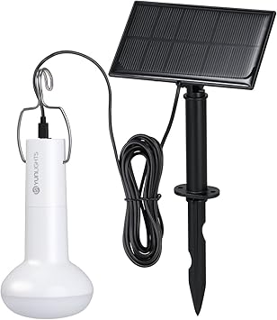 yunlights lampara solar de acampada led funciona con energia solar ip65 impermeable lampara de camping recargable lampara solar para
