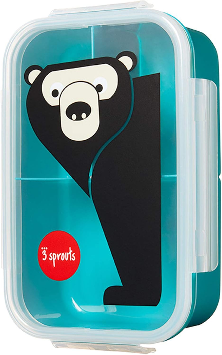 3 Sprouts Kids Bento Lunch Box with Compartments, Ideal for School Lunches with 3 Compartments, Snack Box for Kids - Image 3