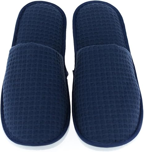 navy slippers