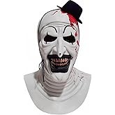 Art The Clown Mask Terrifier Full Head Latex Scary Killer Clown Mask Halloween Cosplay Costume For Adults