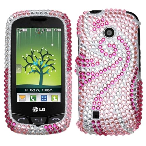 MyBat LG Cosmos Touch (VN270) Diamante Protector Cover - Phoenix Tail