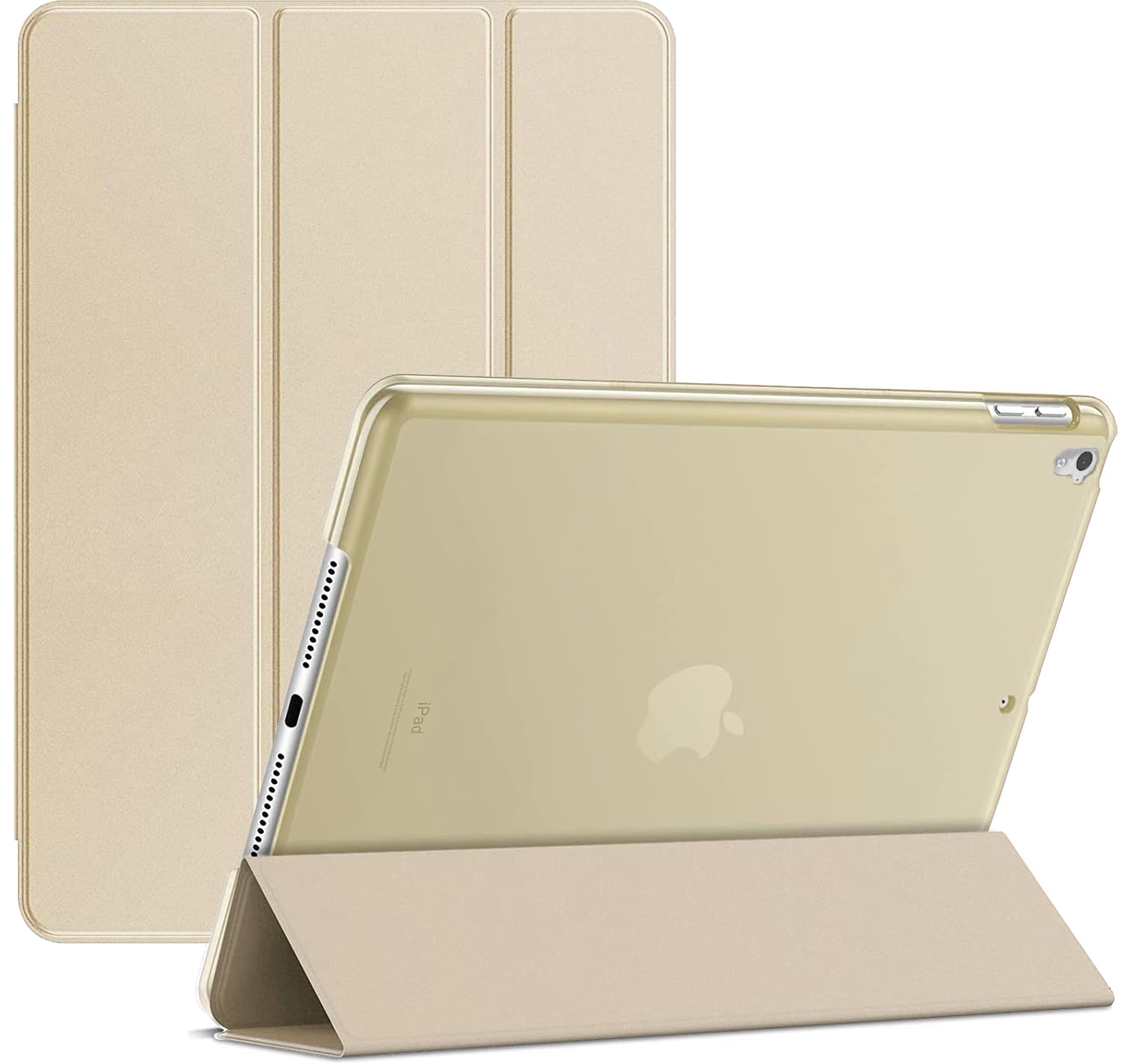 Smart Magnetic Case for Apple iPad 10.2 inch 9th Generation (2021), 8th Generation (2020), 7th Generation (2019) with Auto Sleep/Wake function (Gold)