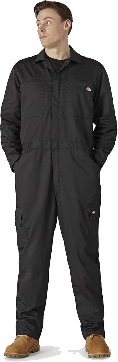 Dickies Everyday Coveralls Black Lumberjack Men Large