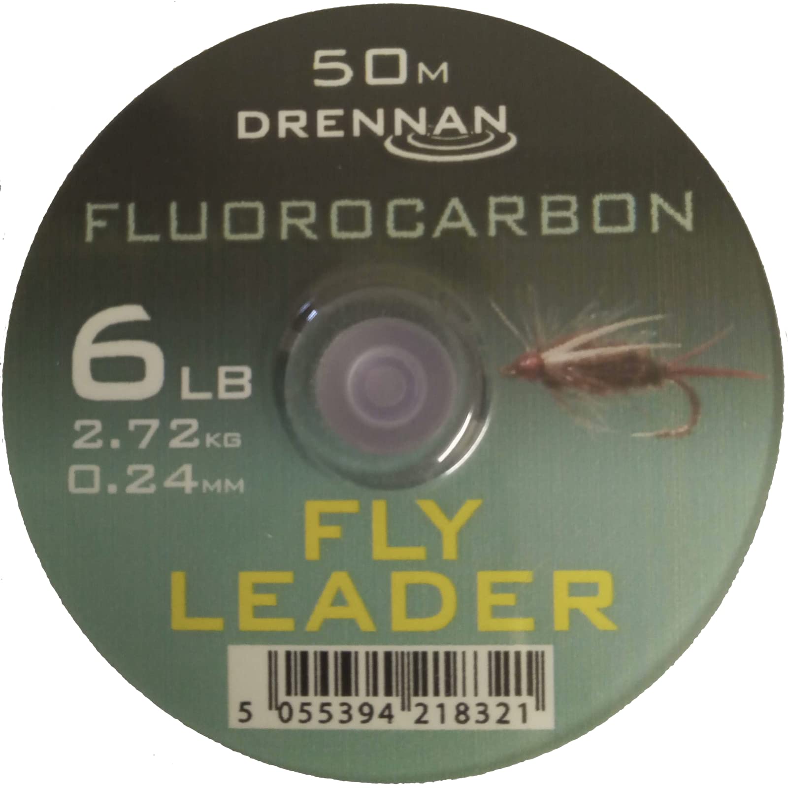 Drennan Fluoro Carbon Fly Leader Line: 6lb