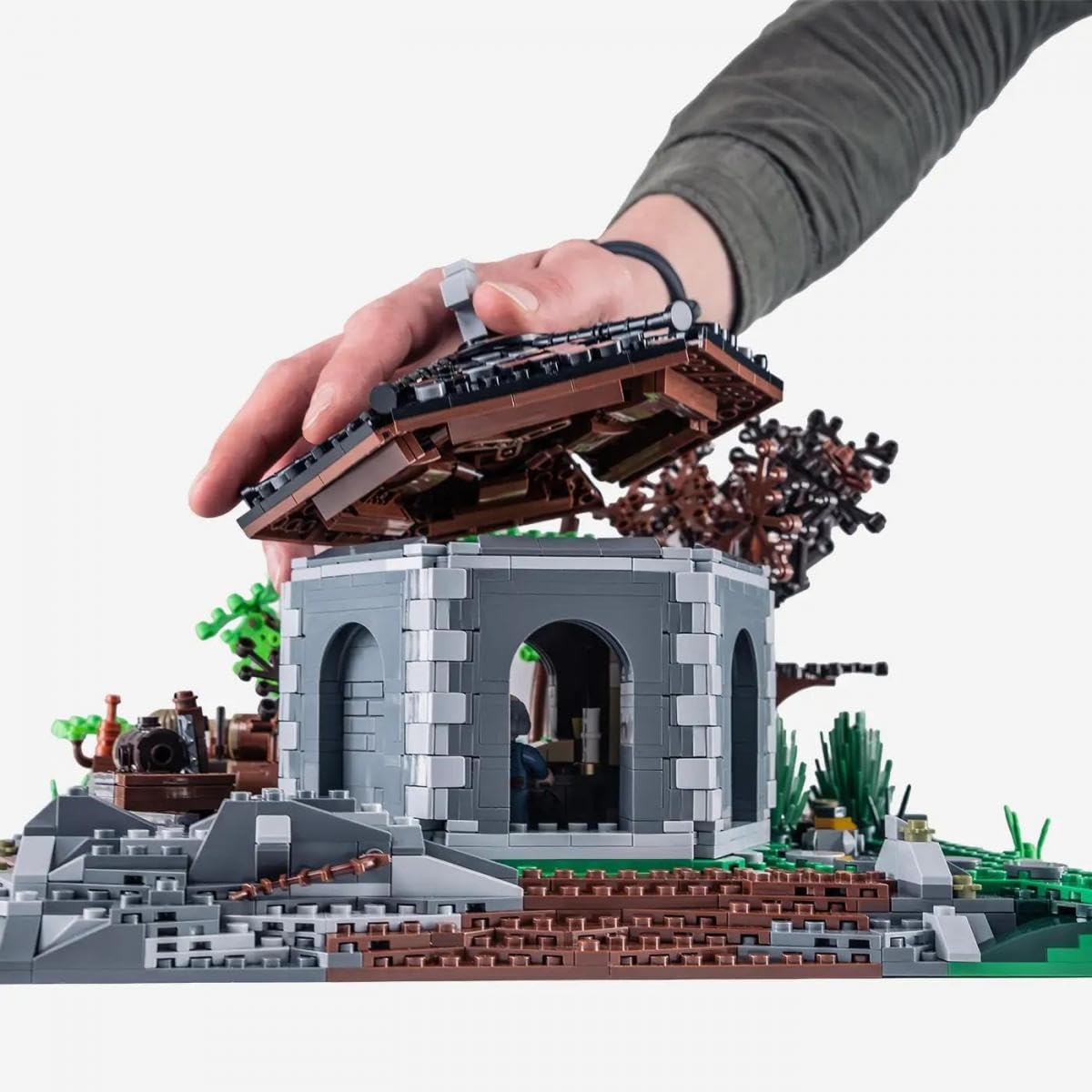 BlueBrixx Pro 108267 – Kloster Blaubrunn - Die Kapelle aus Klemmbausteinen mit 2250 Bauelementen. Kompatibel mit Anderen Klemmbausteinen 6