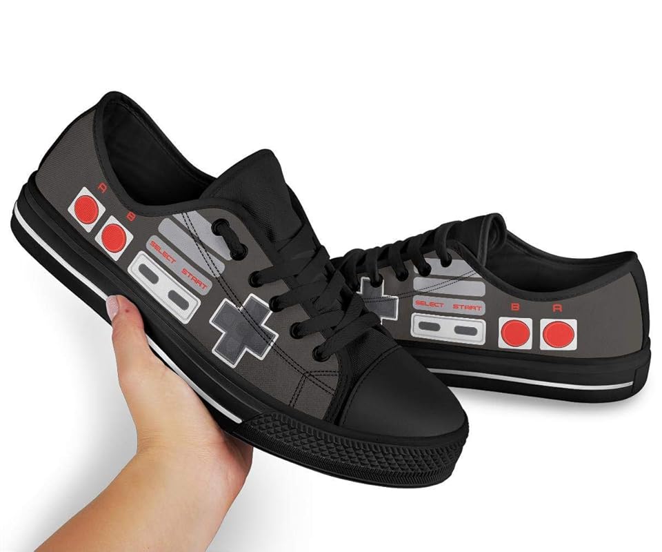 nes controller low top shoes
