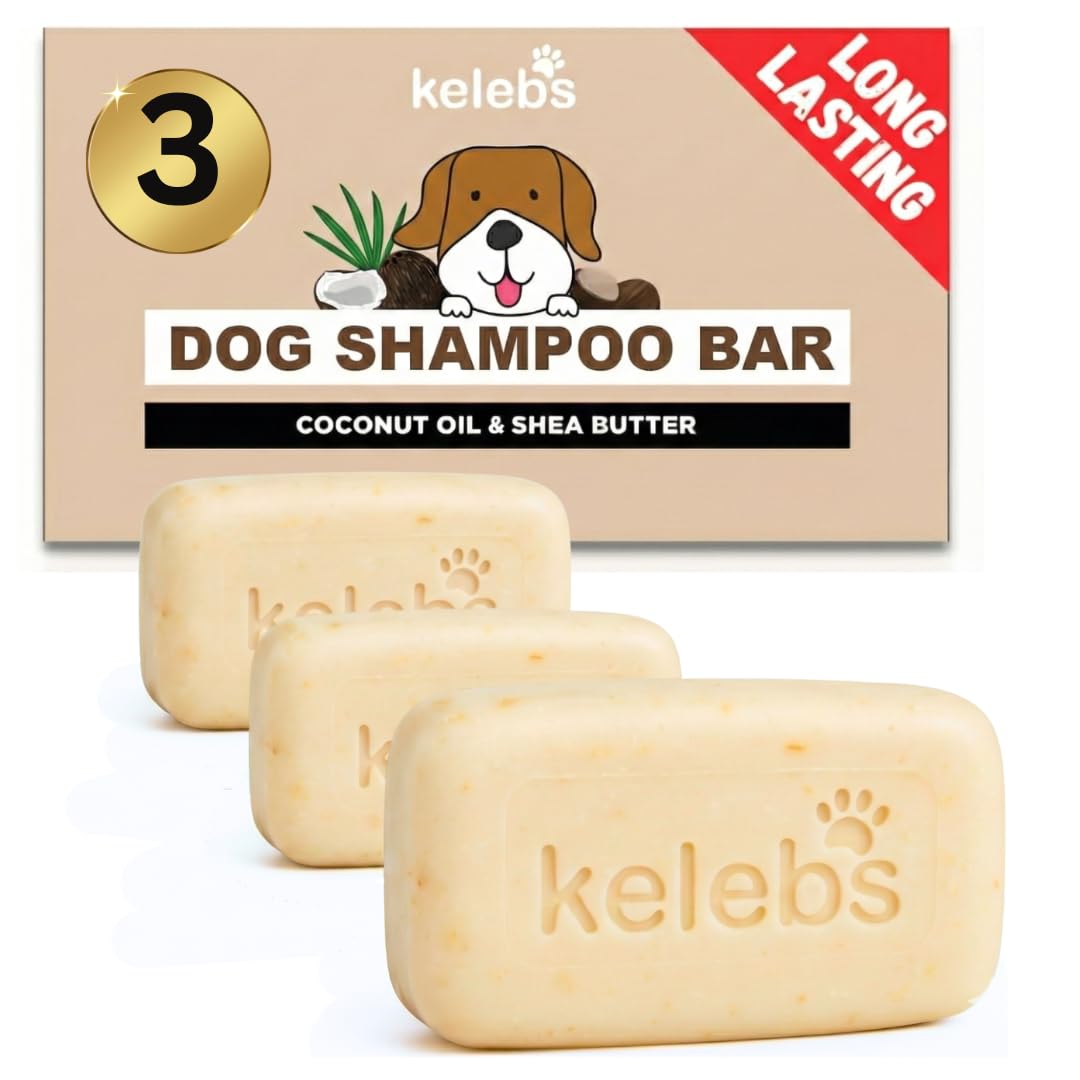 KELEBS Coconut & Shea Butter Dog Shampoo Bars